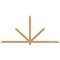Ekena Millwork Kennewick Timber Gable Bracket, Western Red Cedar, 108"W x 49"H x 1 1/2"D x 3 1/2"F, 11/12 Pitch GBW108X49X0204KEN00SWR - alternate 1
